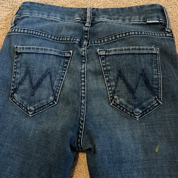 Mother jeans size 25 high waisted looker ankle fray - Picture 5 of 5